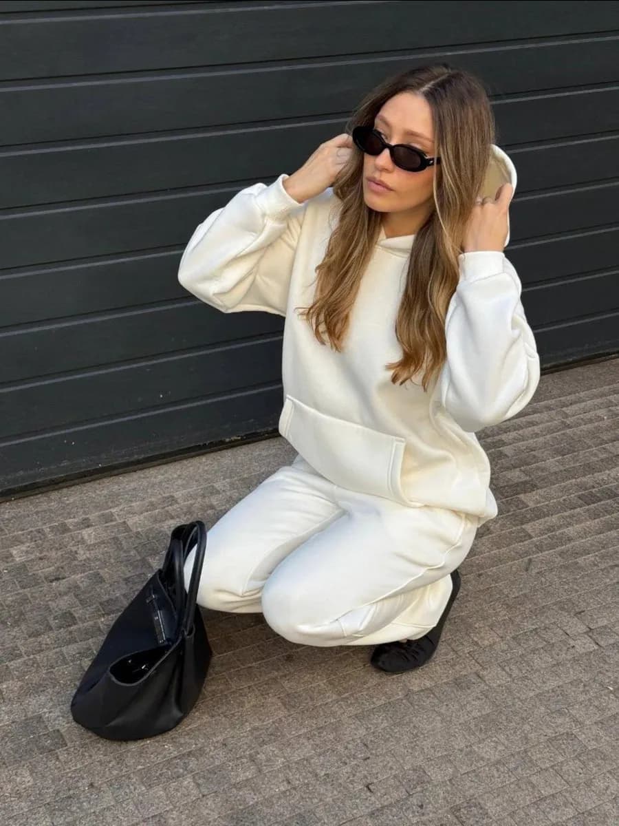 Костюм спортивный оверсайз теплый с начесом