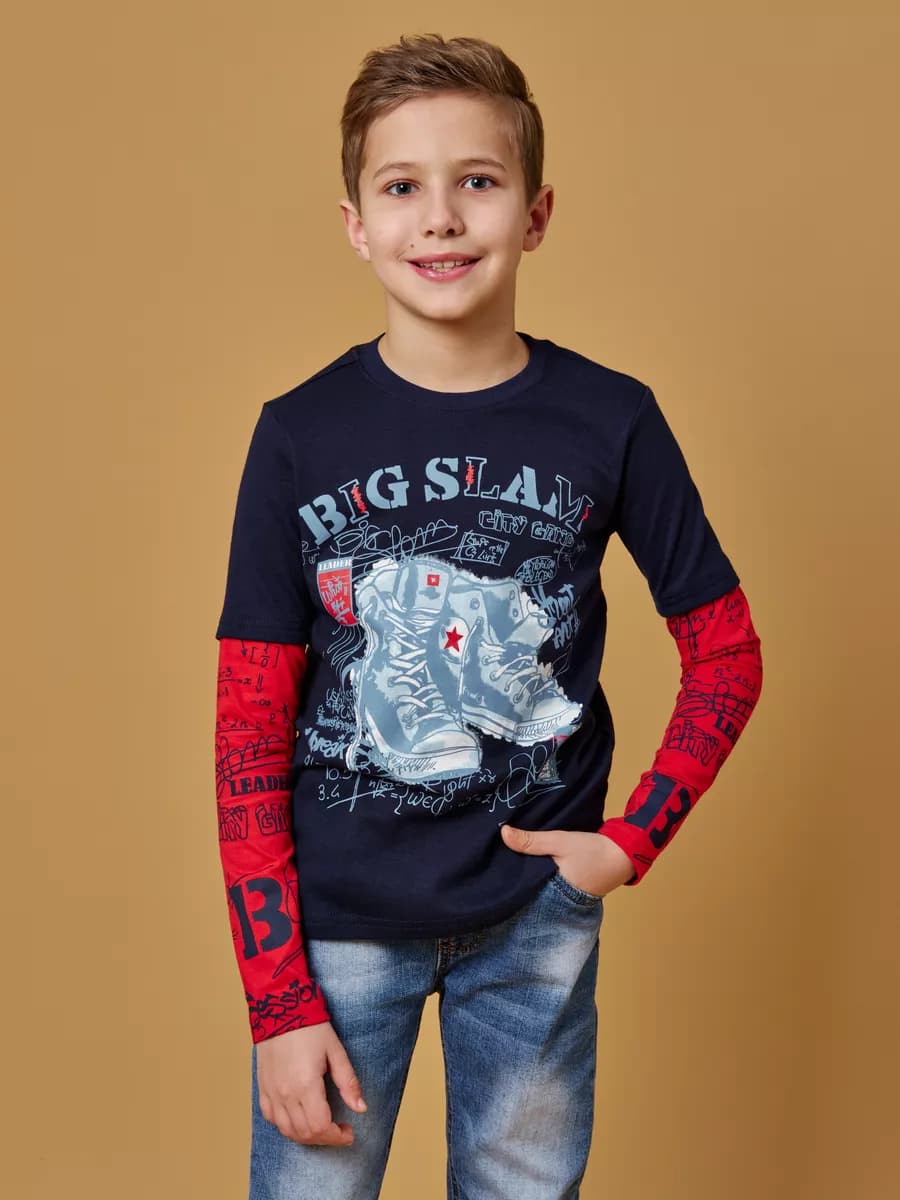 Лонгслив с длинным рукавом