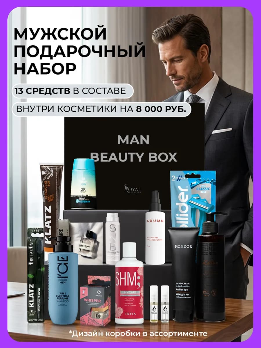 Подарочный набор косметики для мужчин
