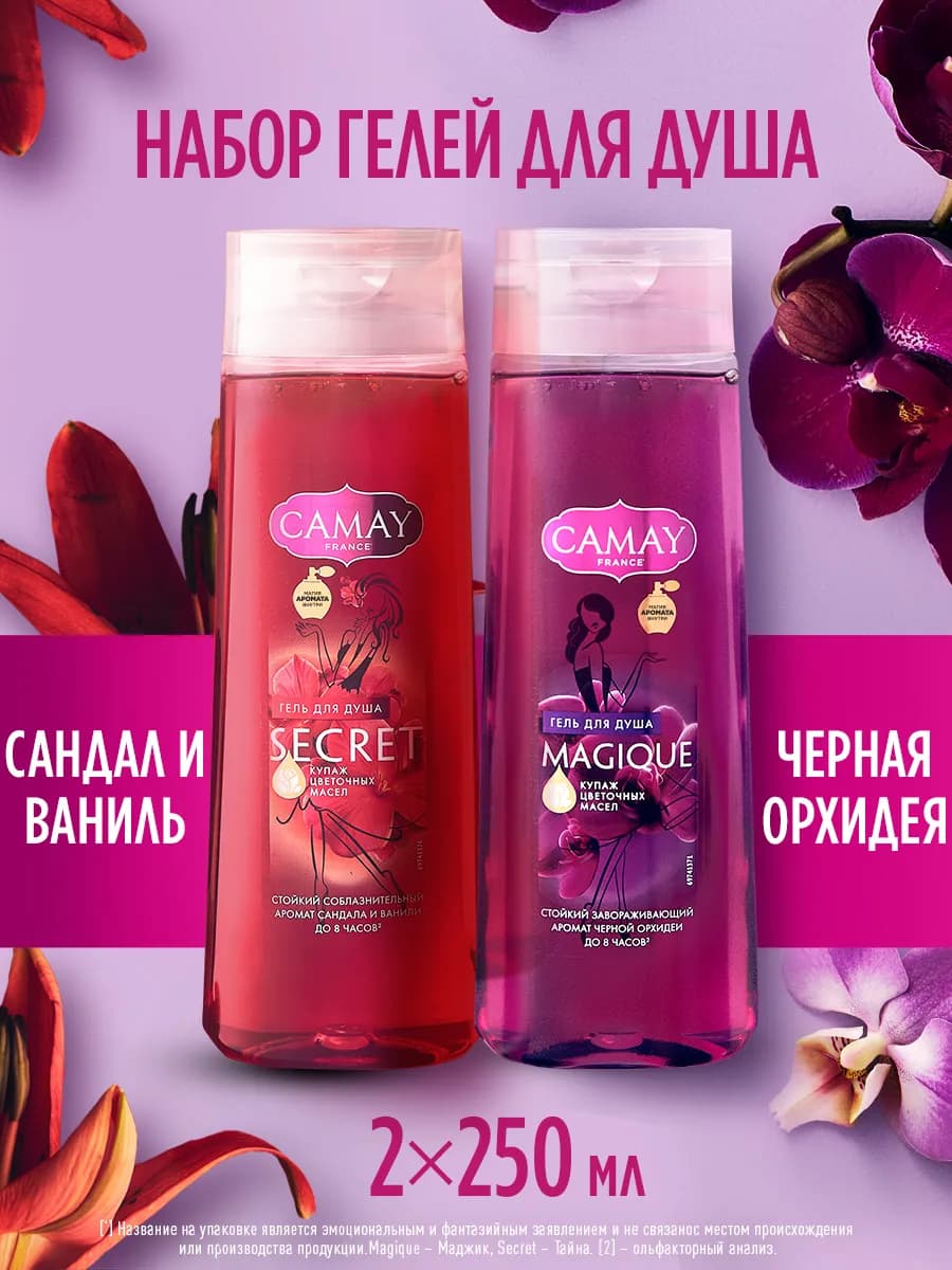 Набор гелей для душа женский Магическое заклинание 2х250 мл