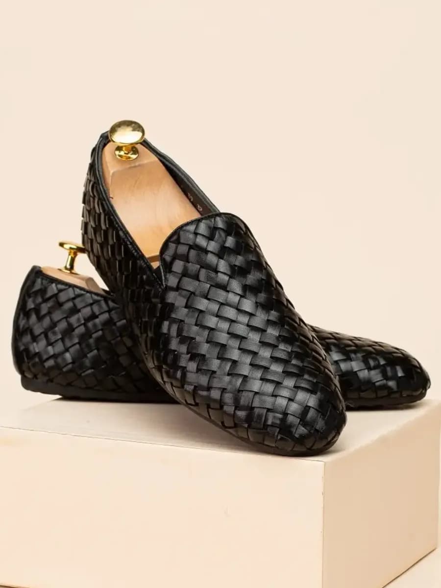 Мокасины кожаные в чехле