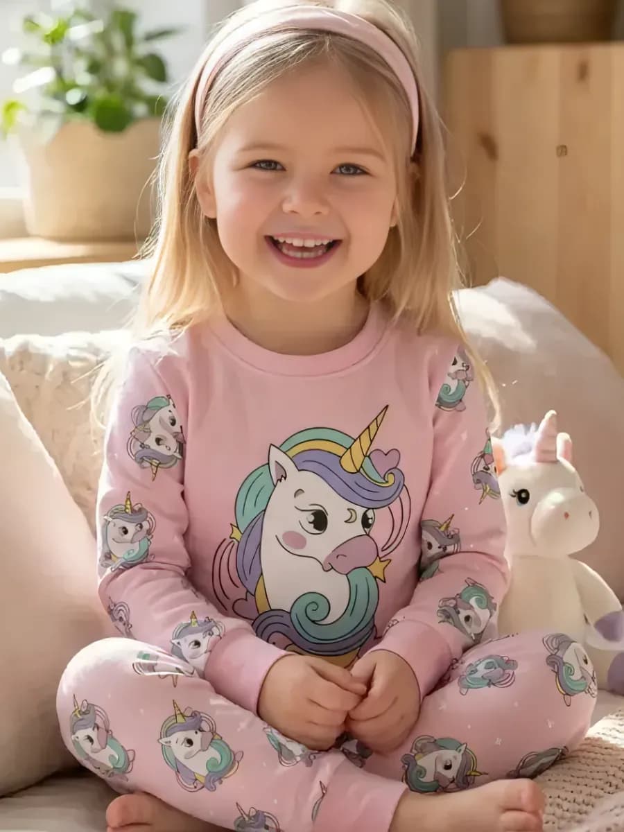 Пижама с единорогом домашний костюм