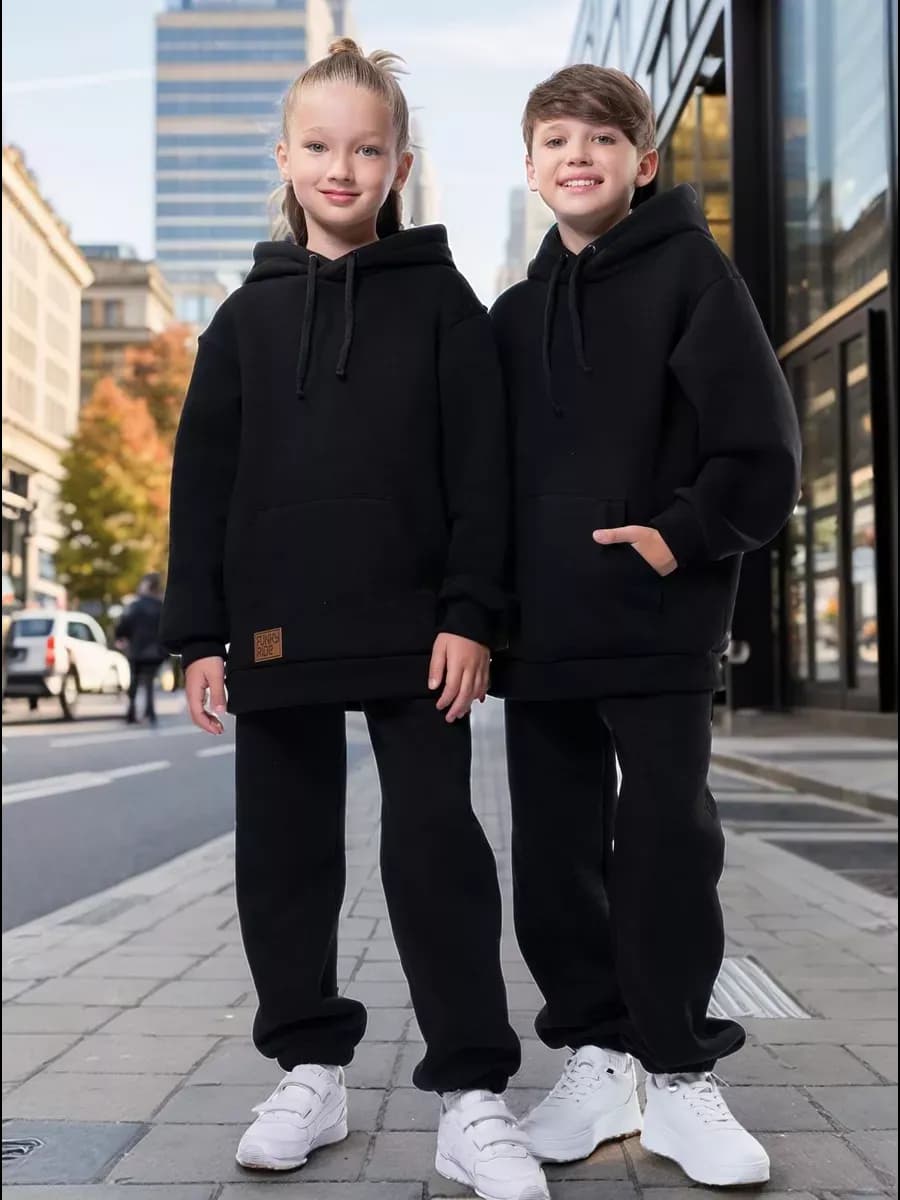 Костюм спортивный утепленный с начесом для детей