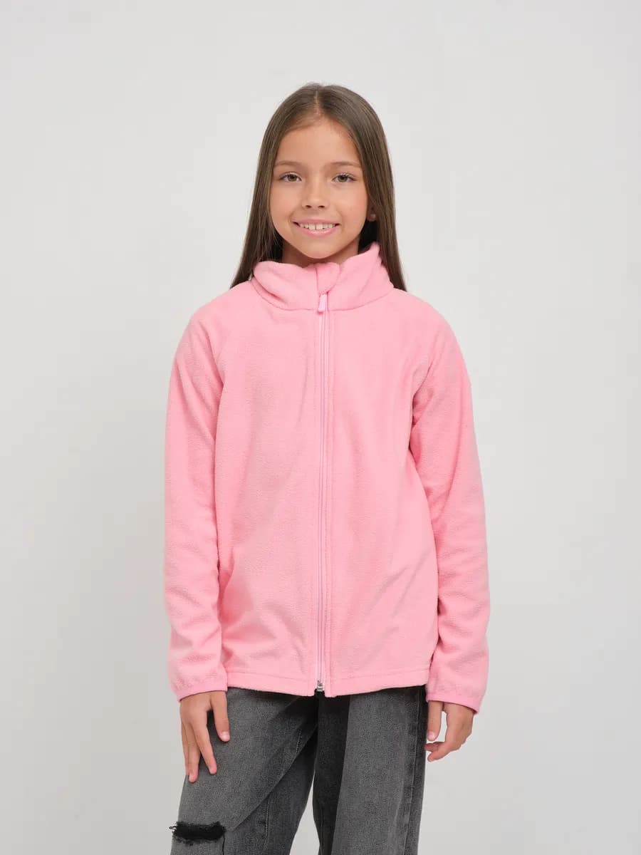 кофта на молнии флисовая теплая