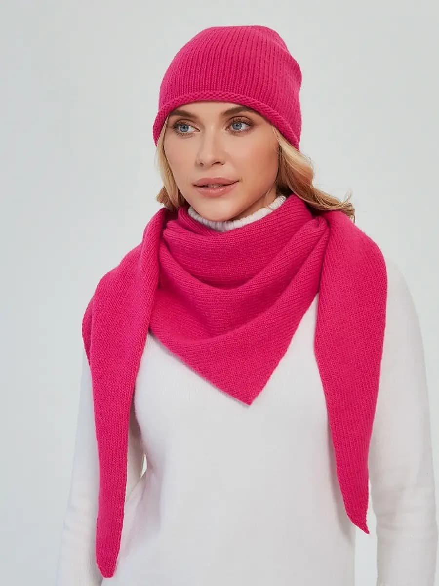 Платок косынка вязаная Моника 1 шт