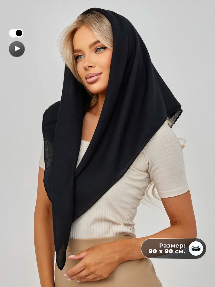 Платок на голову повседневный