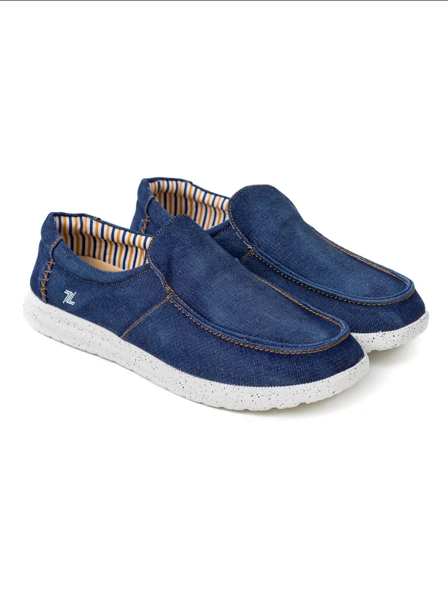 Мокасины текстильные летние топсайдеры слипоны