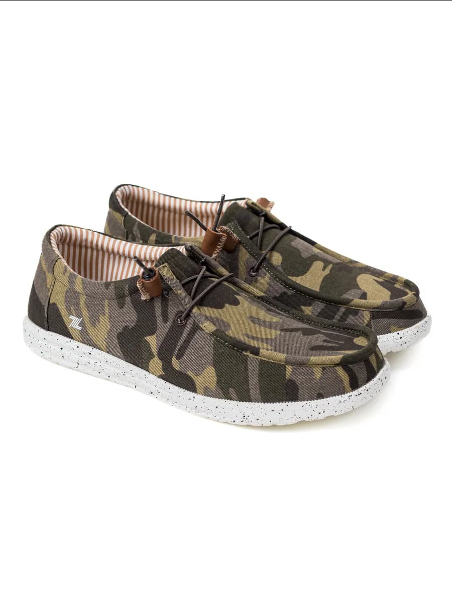 Мокасины текстильные летние топсайдеры слипоны - фото 1