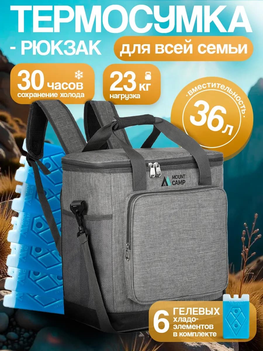 Рюкзак термосумка холодильник 36 л