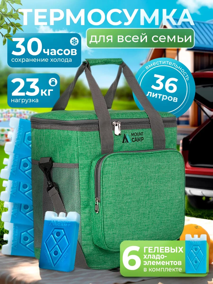 Термосумка холодильник для ланча и пикника 36 л