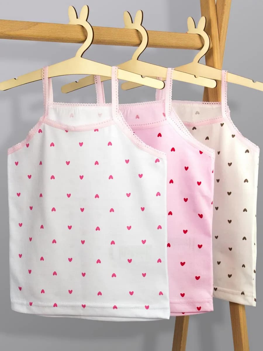 Майка для девочки набор 3 штуки