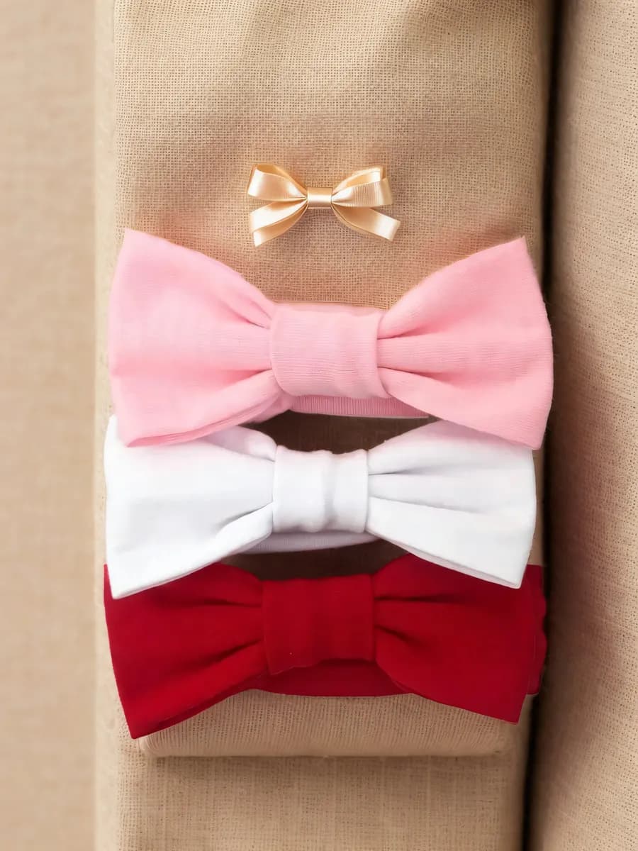 Повязки на голову для маленьких принцесс - 3 штуки