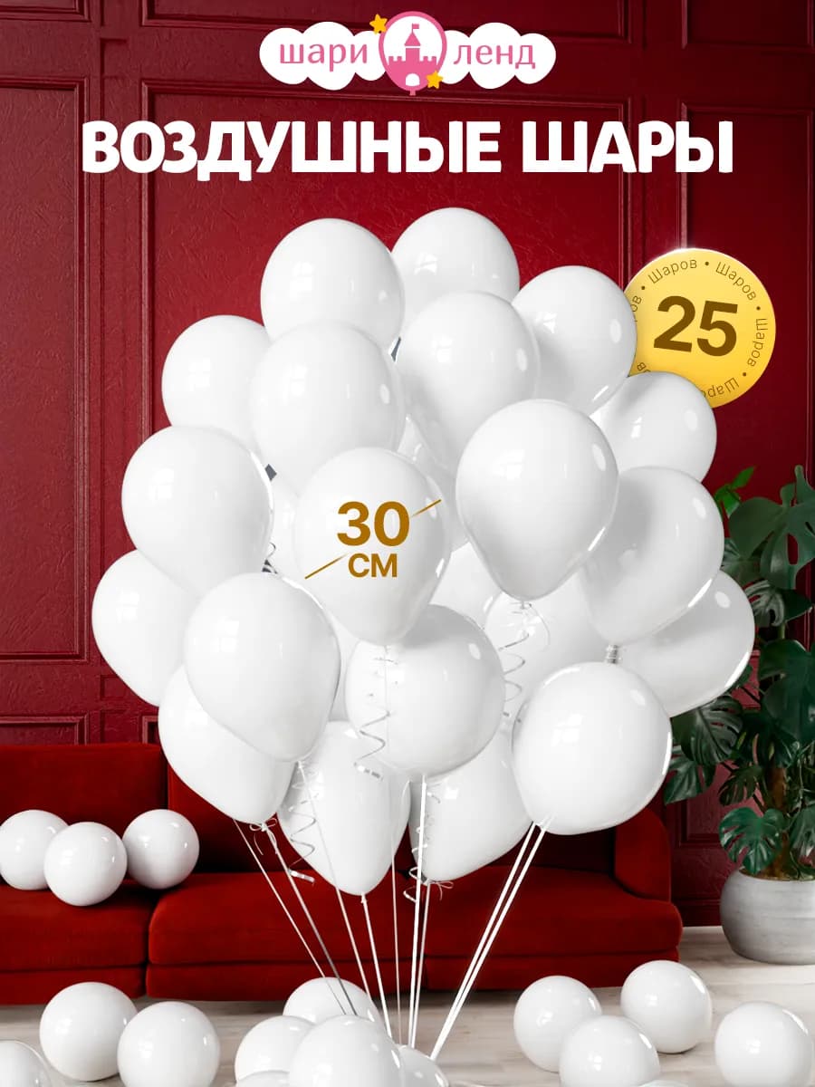 Воздушные шары набор для праздника 25шт
