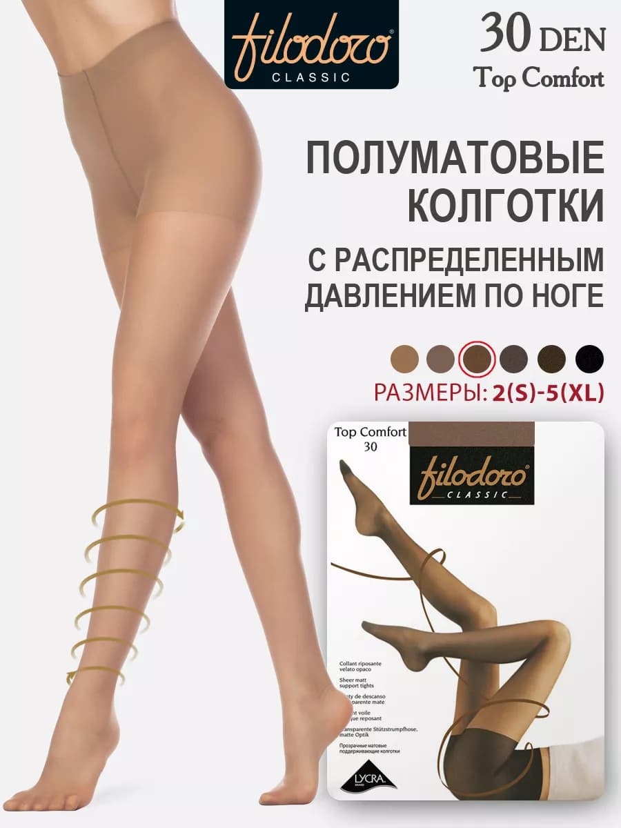 Колготки с шортиками TOP COMFORT 30 den
