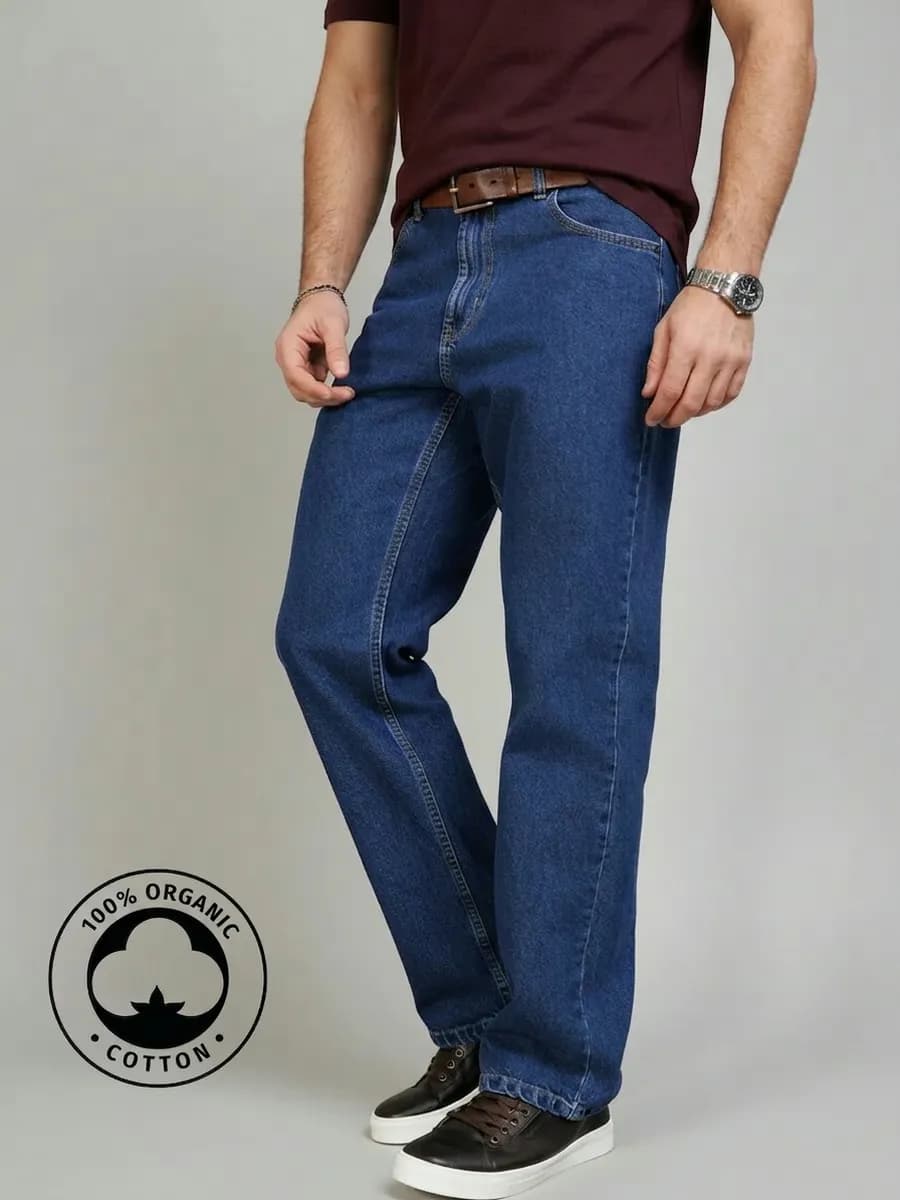 Джинсы классические прямые regular fit