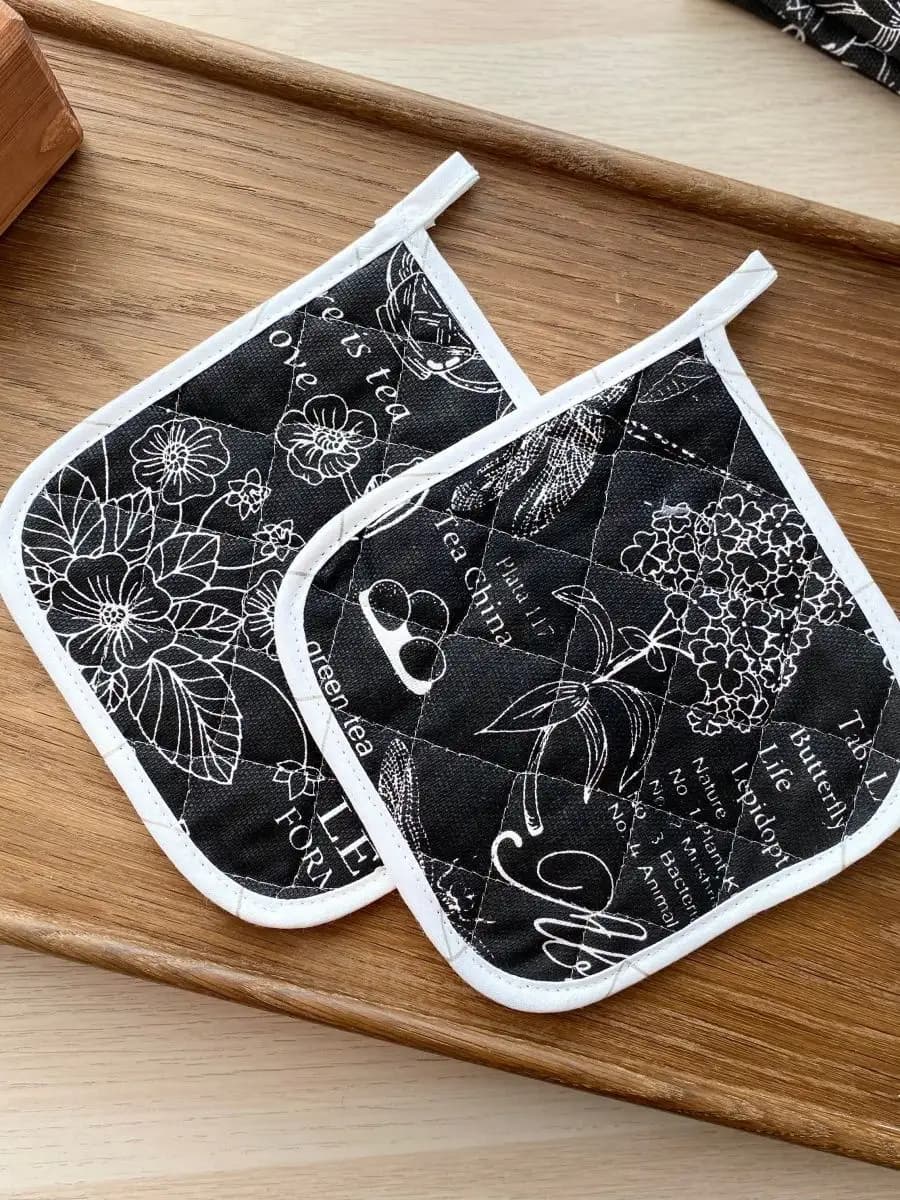 Прихватки кухонные для горячего набор 2 шт