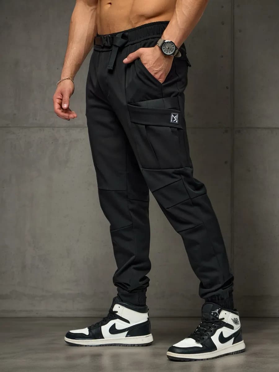 Брюки джоггеры с карманами