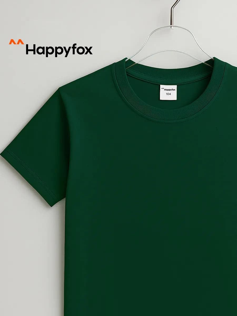 Футболка базовая детская хлопок школьная