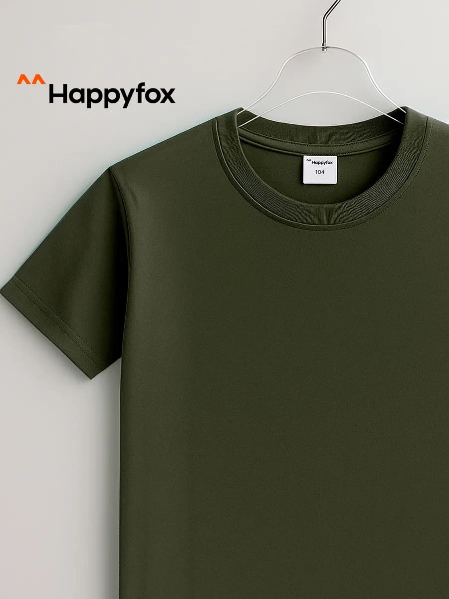 Футболка базовая детская хлопок школьная