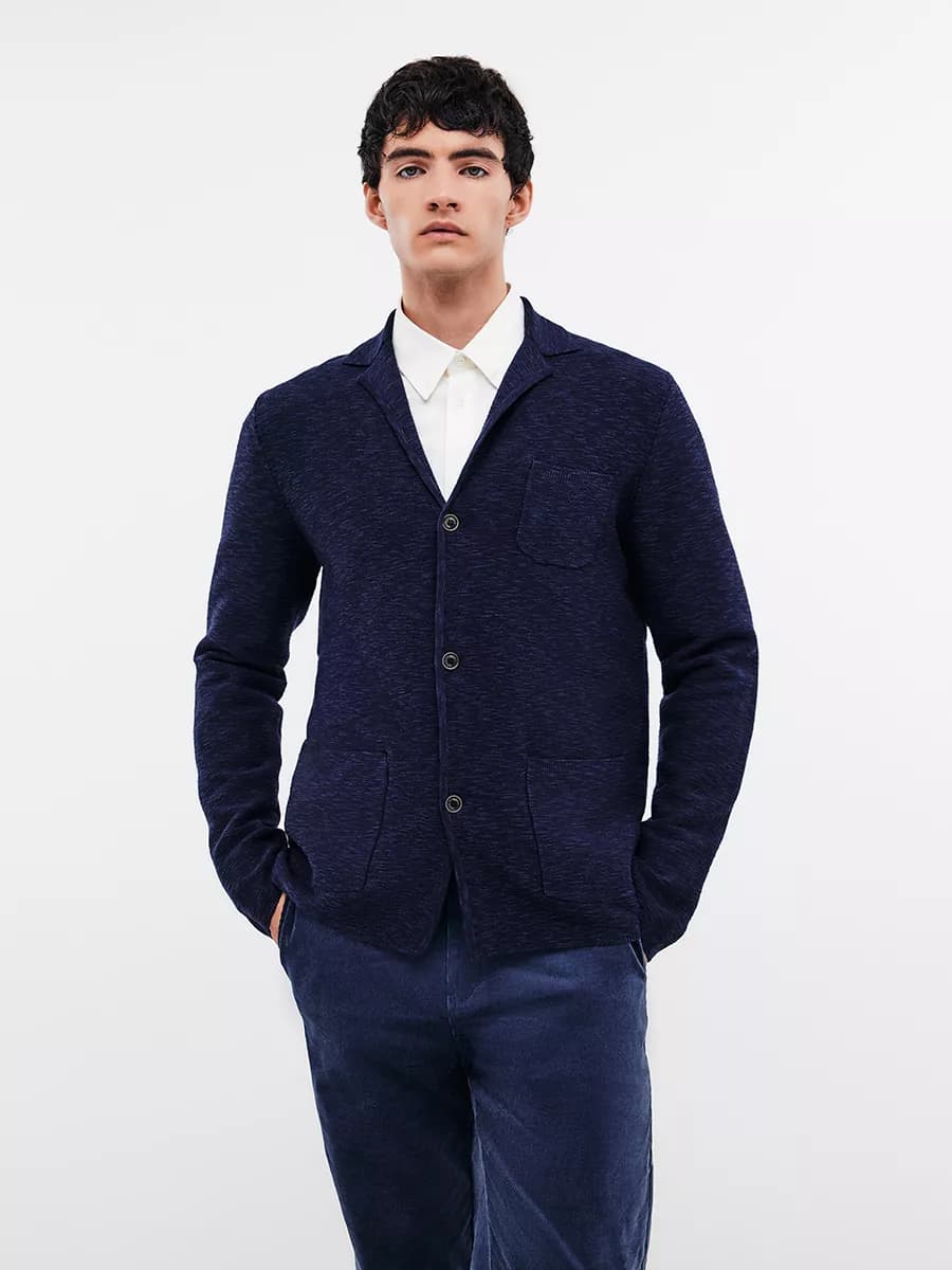 Кардиган классический вязаный на пуговицах