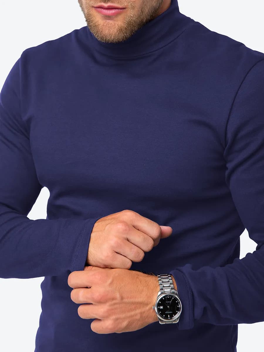 Водолазка базовая хлопковая