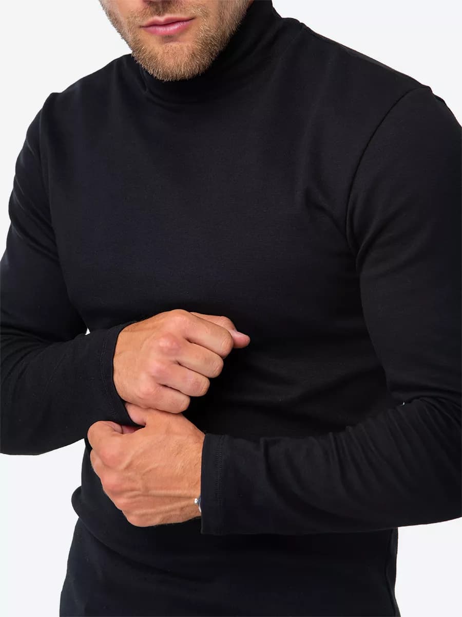 Водолазка базовая хлопковая