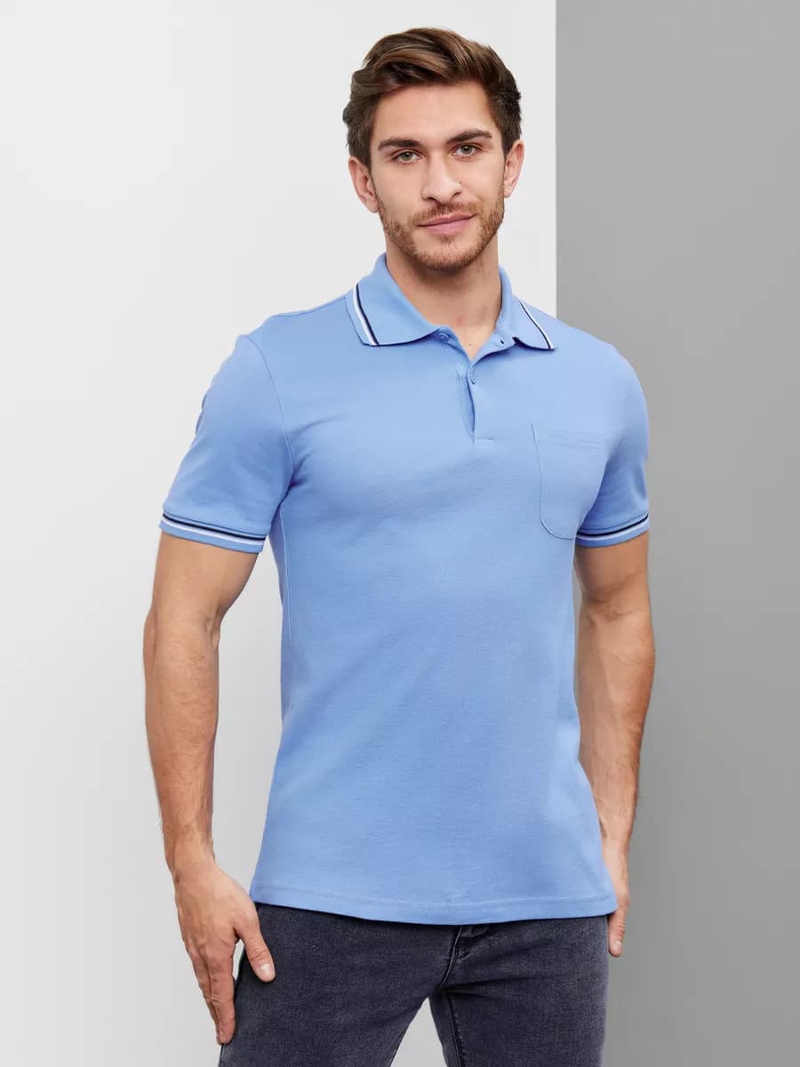 Футболка поло с коротким рукавом