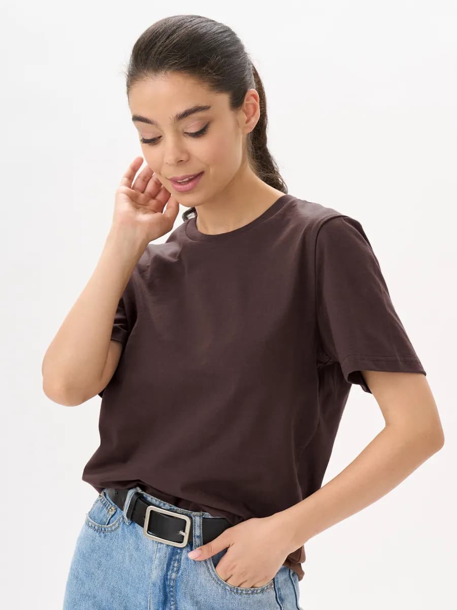 Футболка базовая прямого кроя