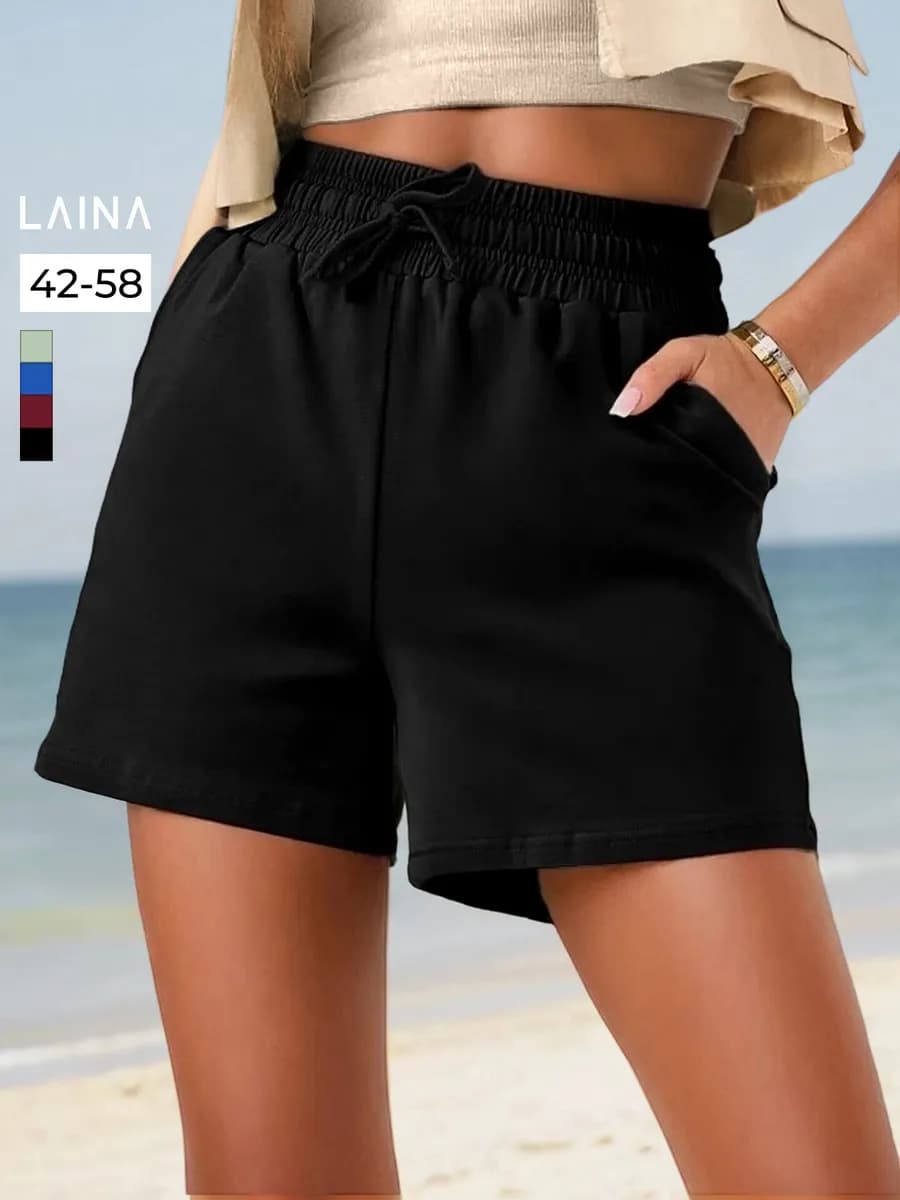 Шорты летние трикотажные спортивные на резинке