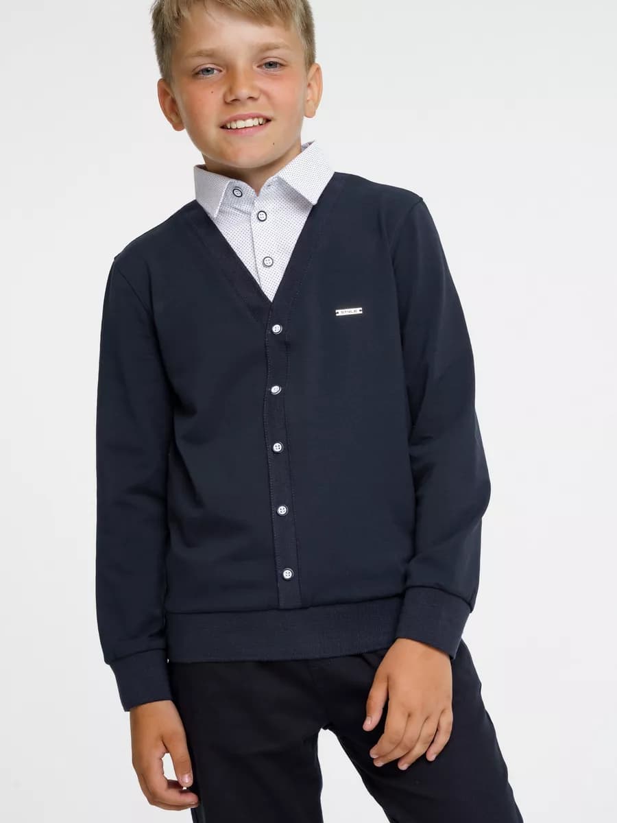 Джемпер-обманка в школу