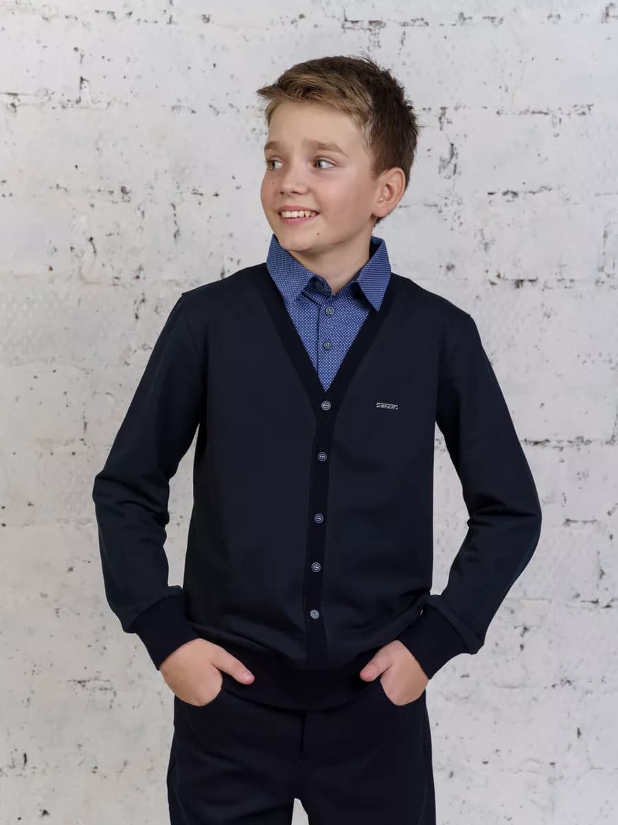 Джемпер-обманка в школу