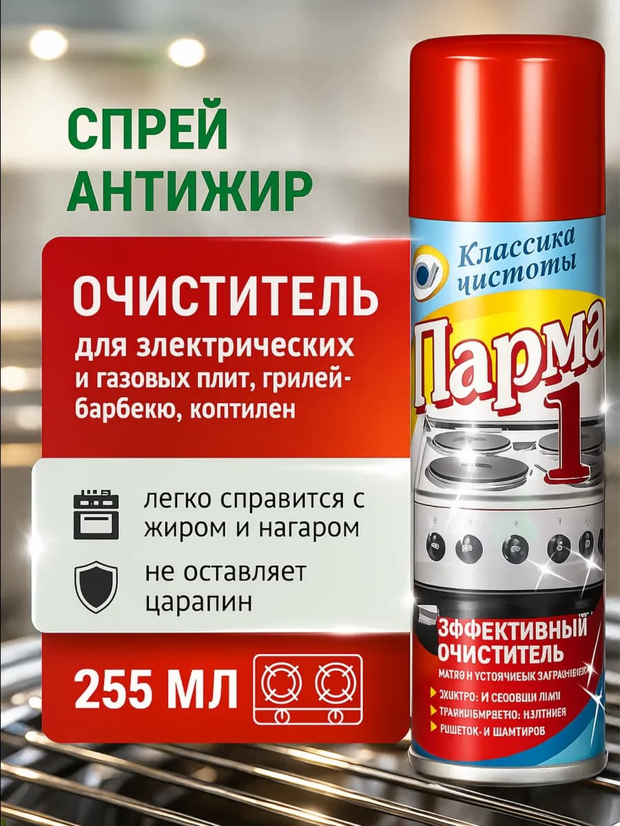 Антижир чистящее средство для электрических и газовых плит - фото 1