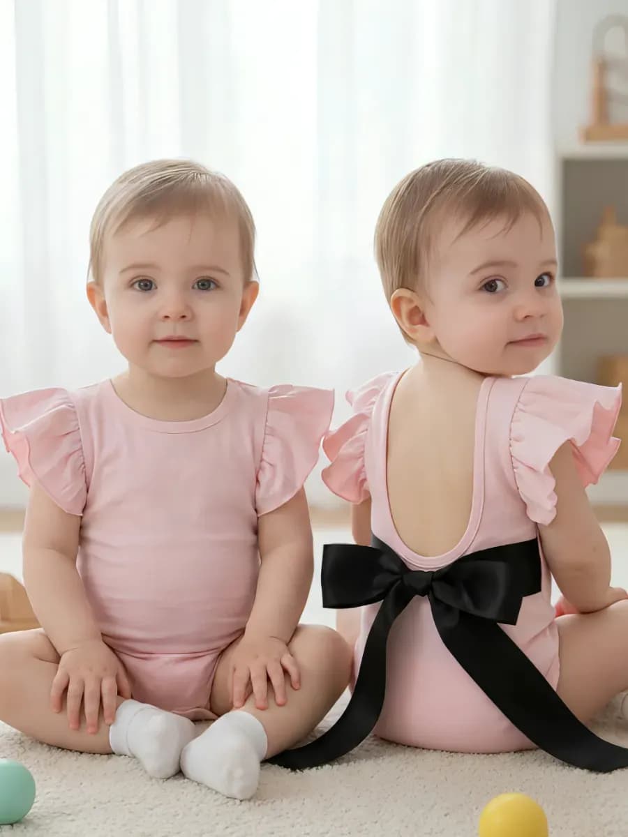 Детское нарядное боди для новорожденных праздничное