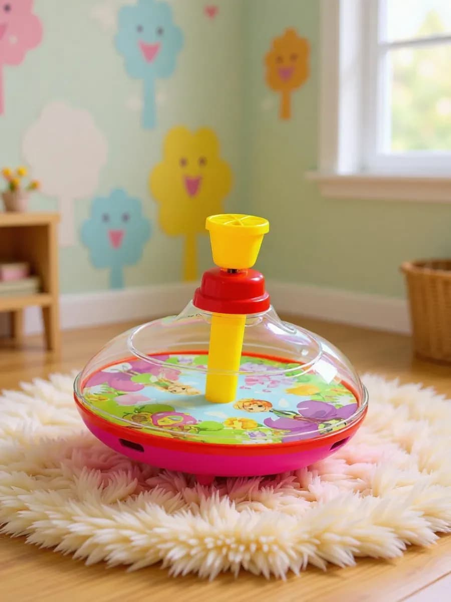 Юла Сказочная малая диаметр - 12 см Подарок малышам - фото 1