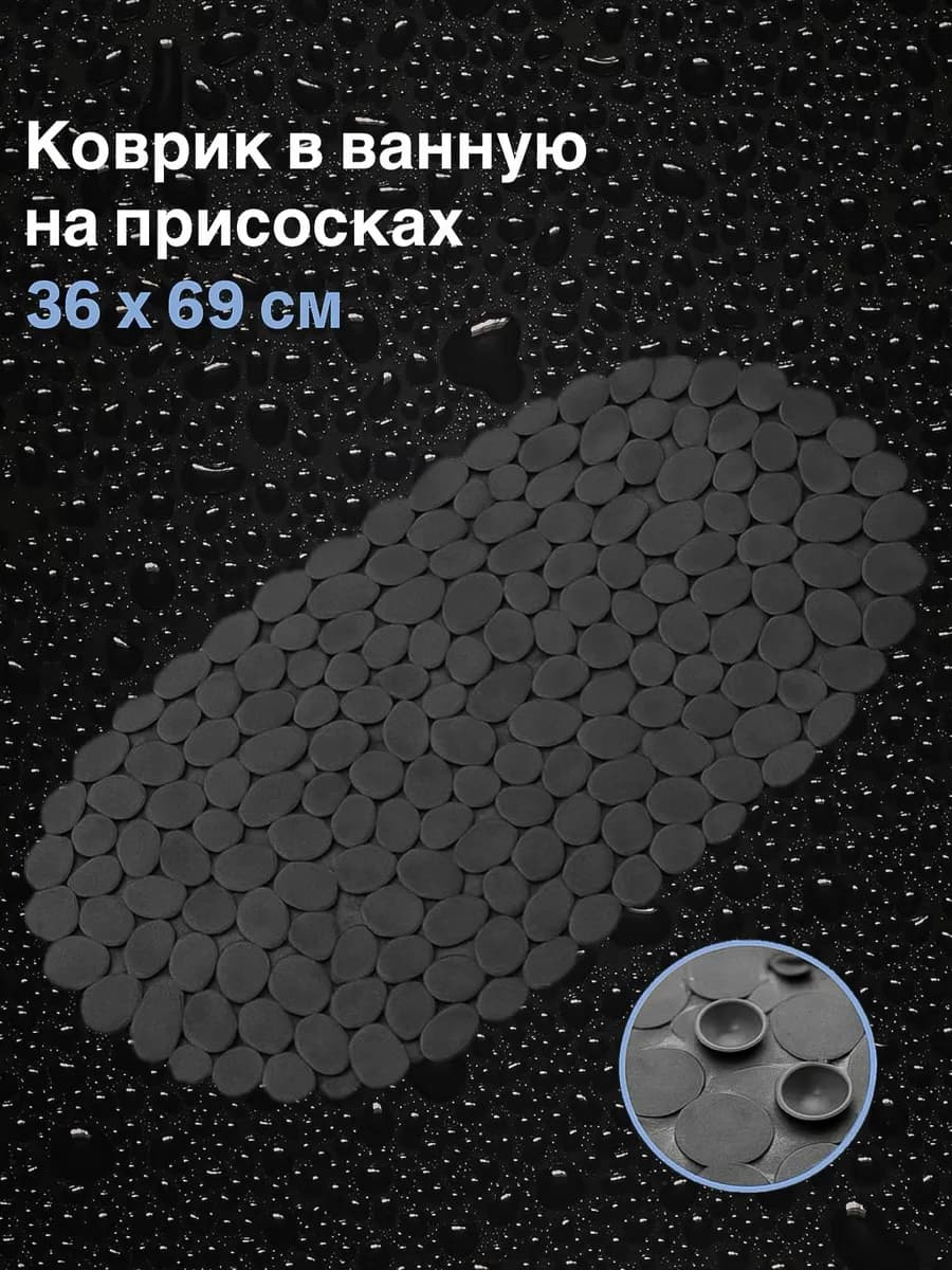 Противоскользящий коврик для ванной