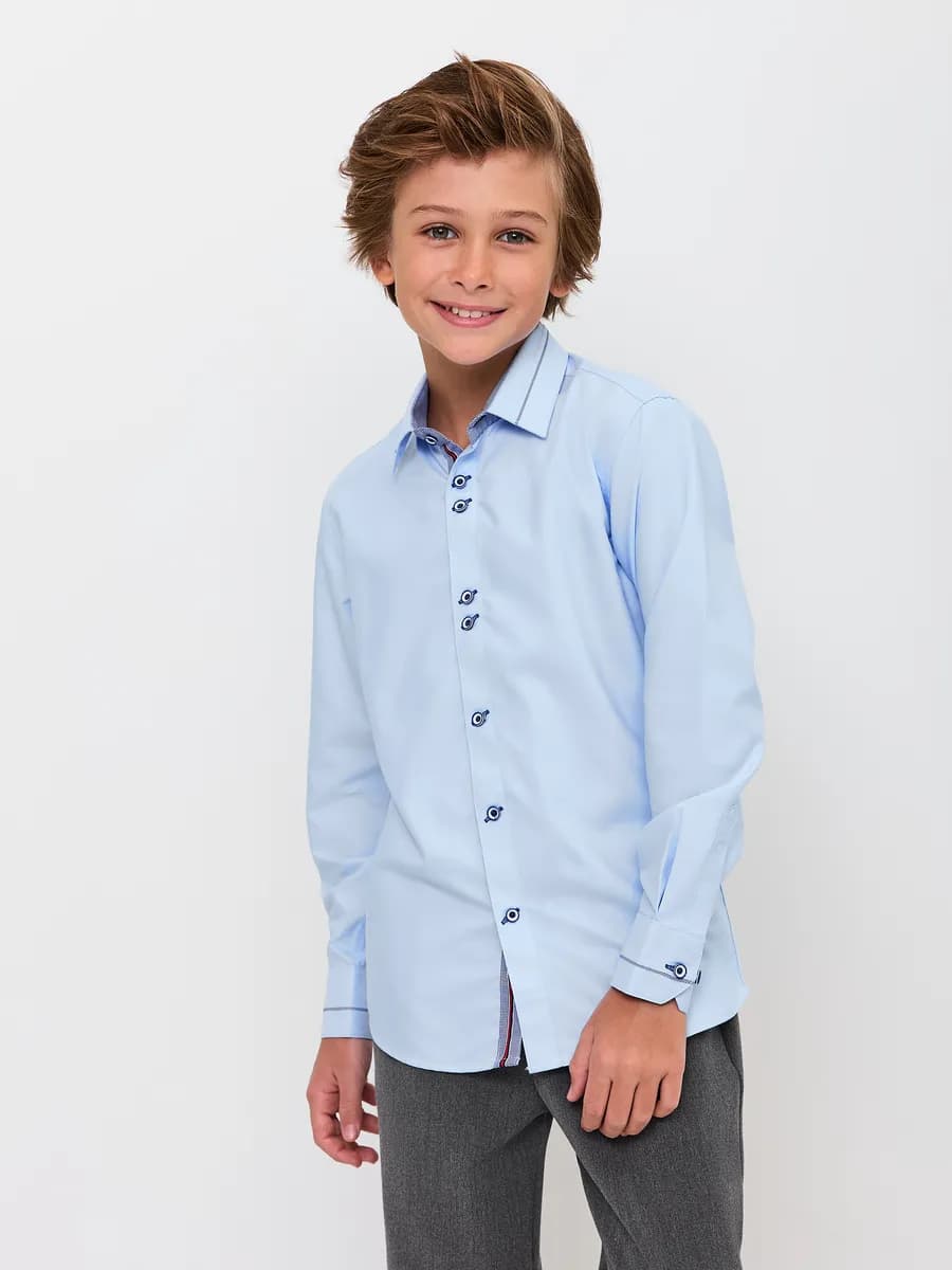 Рубашка для мальчика школьная праздничная