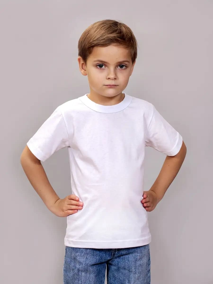 Футболка однотонная