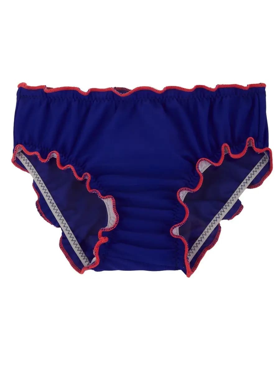 Детские яркие однотонные плавки для девочки