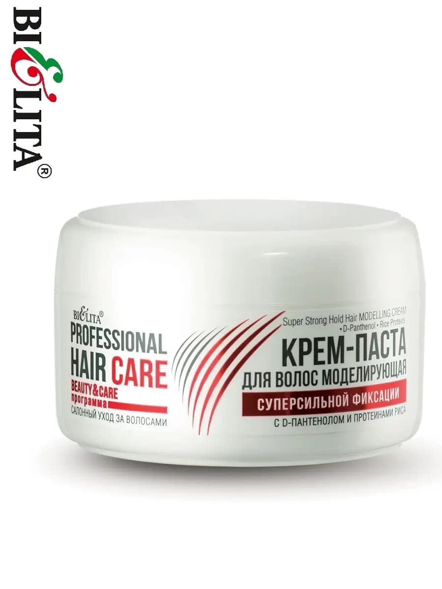 Крем-воск для укладки волос супер сильной фиксации hair care