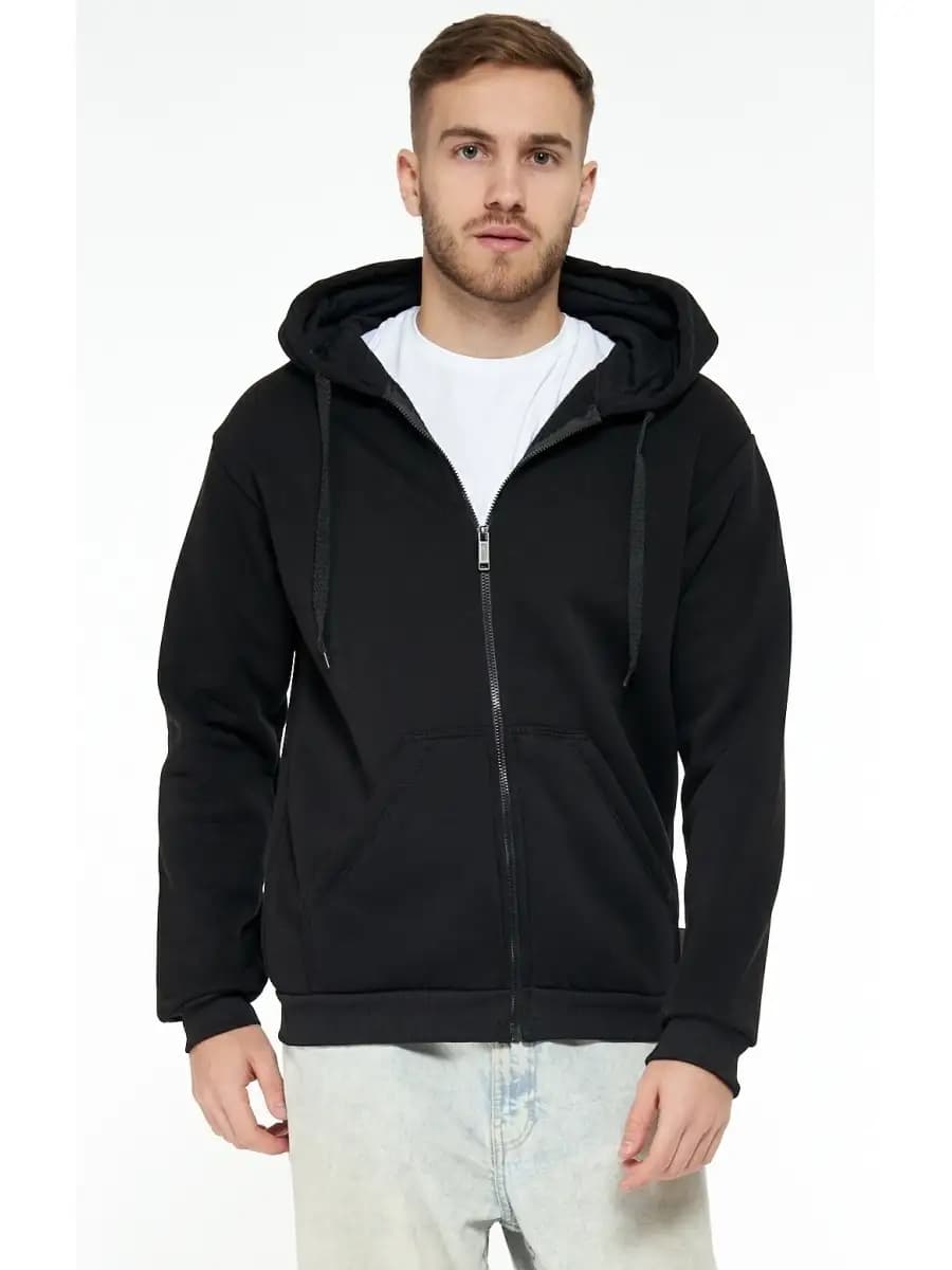 Толстовка на молнии зипка с капюшоном