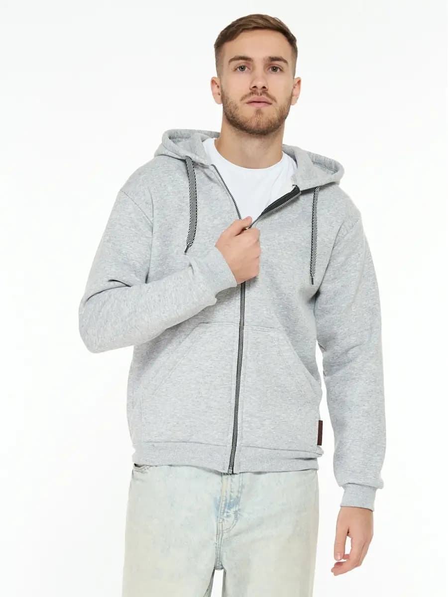 Толстовка с капюшоном на молнии варенка