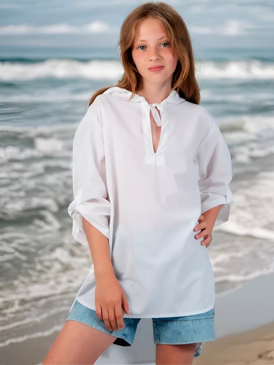 Туника пляжная домашняя, хлопок