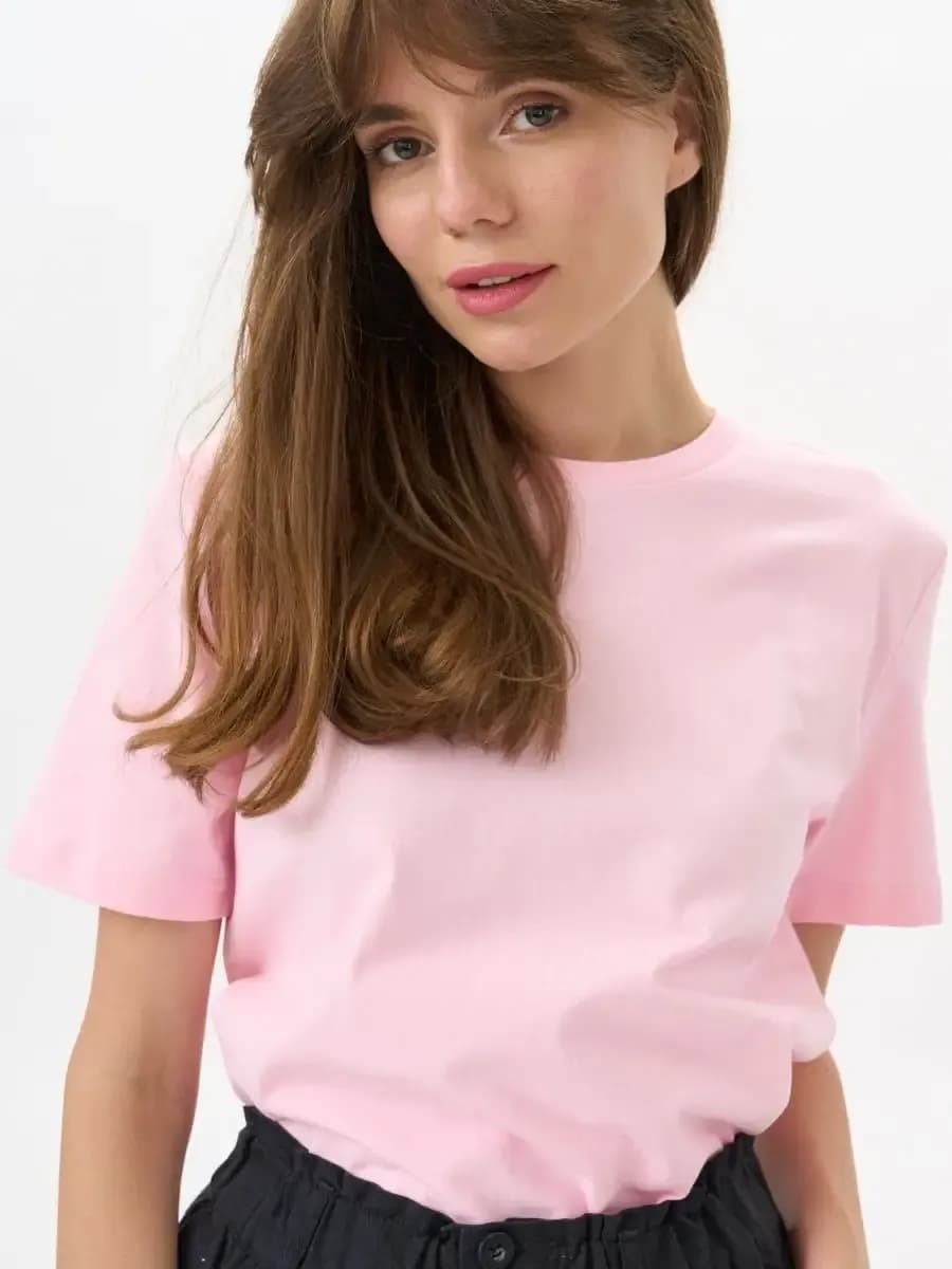 Футболка базовая прямого кроя