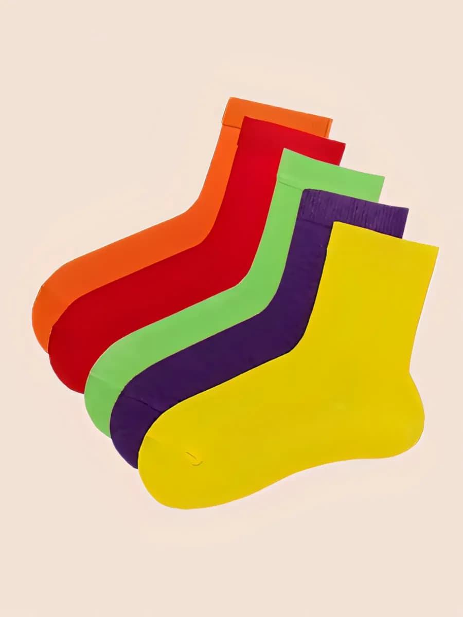 Носки детские цветные - фото 1