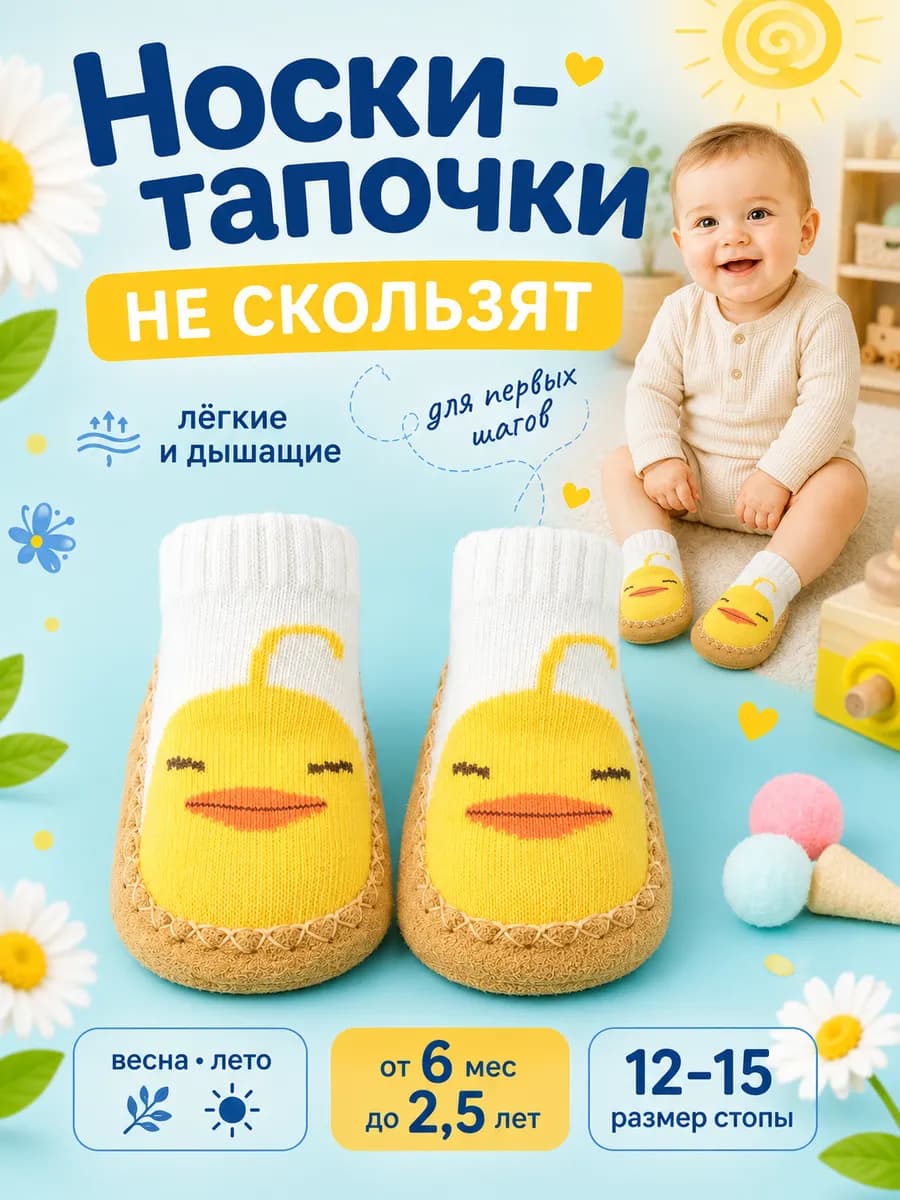 Пинетки для малышей летние легкие