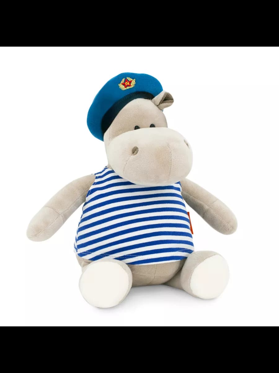 Бегемот ВДВшник 20см