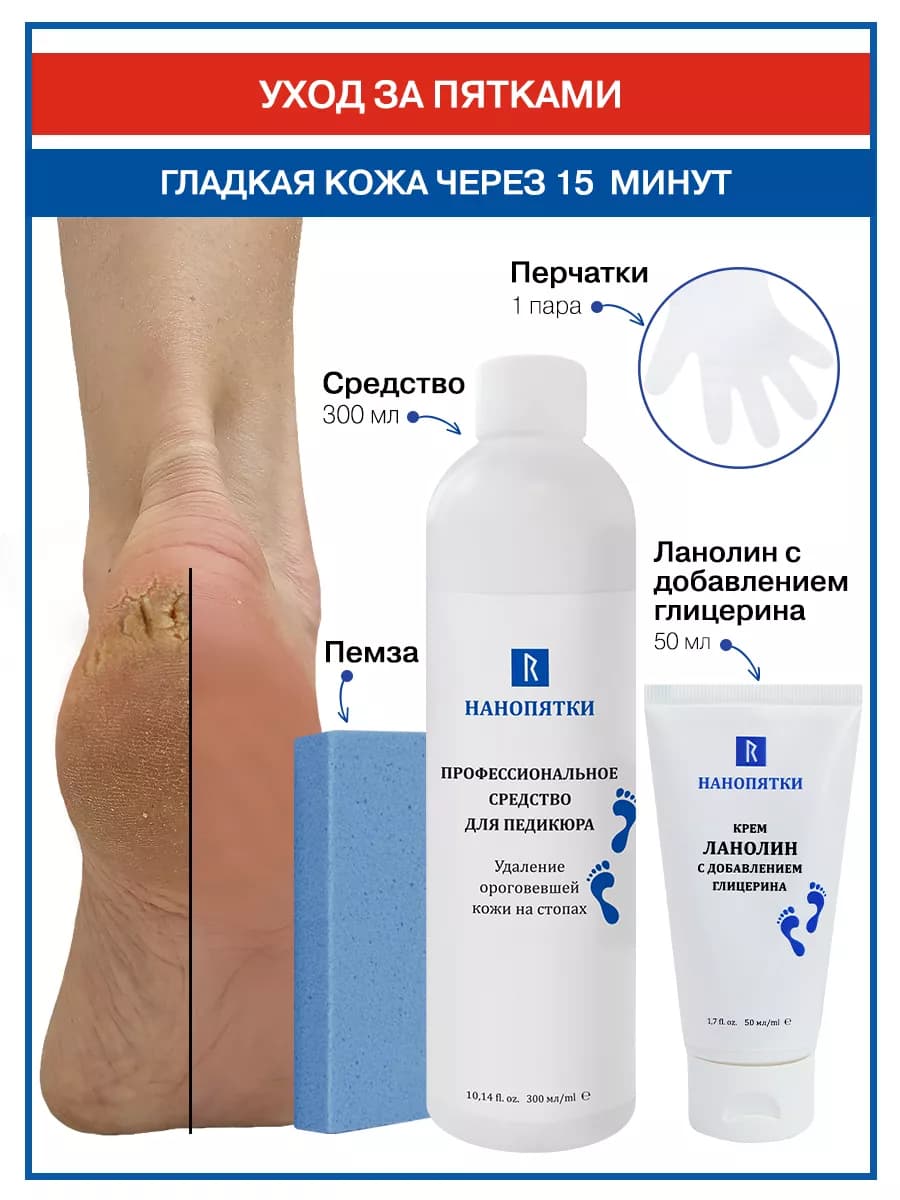 Уход за пятками