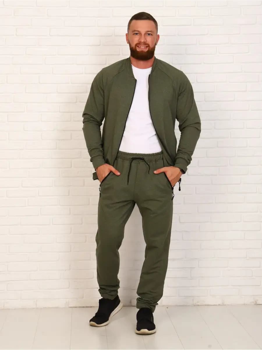 Костюм спортивный домашний на молнии