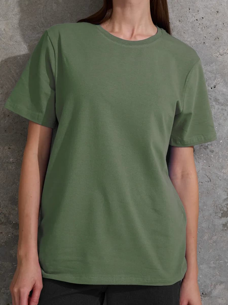 Футболка базовая прямого кроя