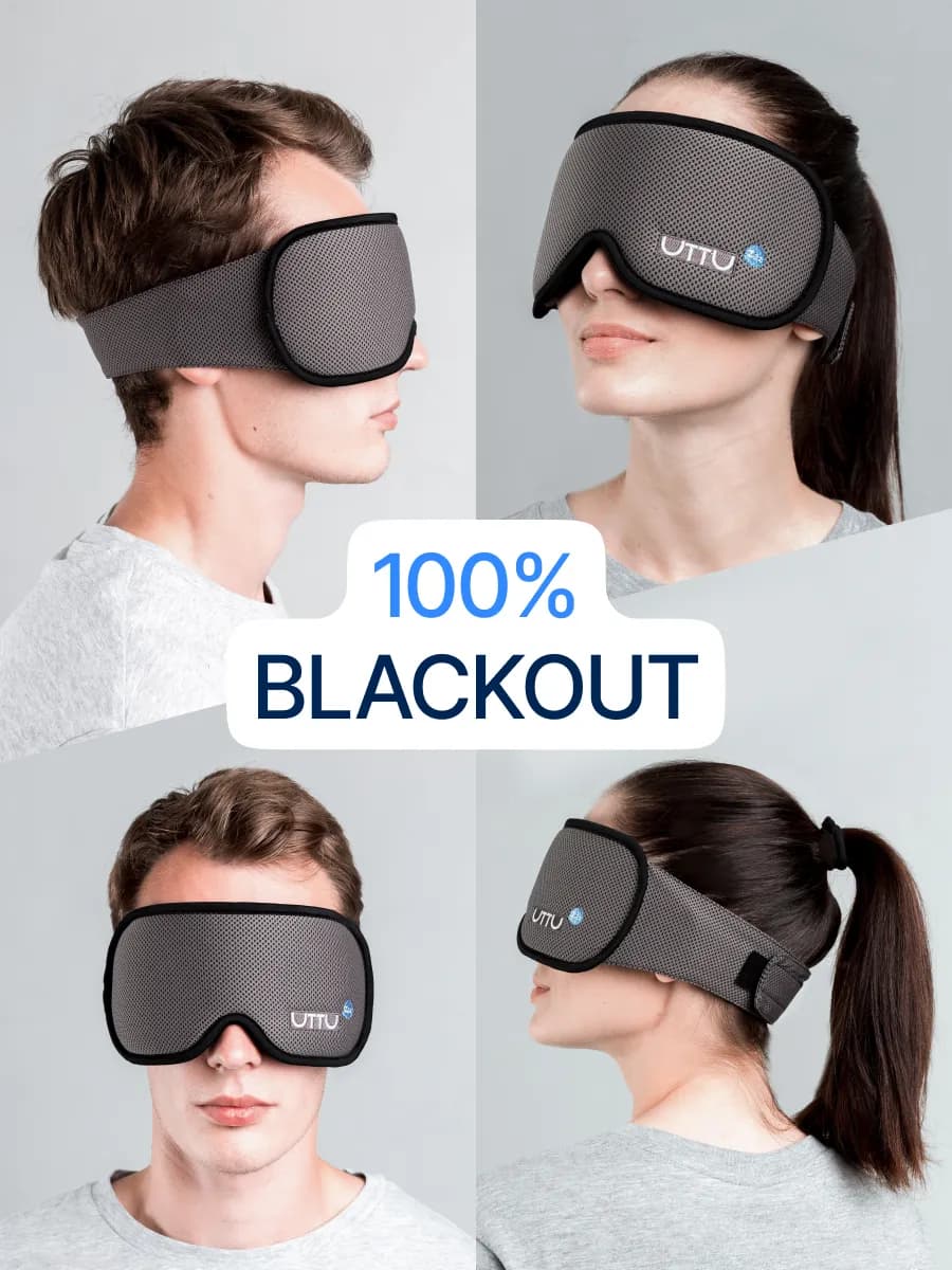 Маска для сна женская мужская мягкая удобная повязка 3D